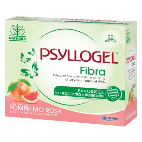 Psyllogel Fibra 20 bustine Pompelmo Rosa per regolarità intestinale