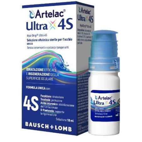 Artelac Ultra 4S Soluzione Oftalmica Rigenerante e Idratante per Occhio Secco 10ml Artelac Ultra 4S Soluzione Oftalmica Rigenerante e Idratante per Occhio Secco 10ml