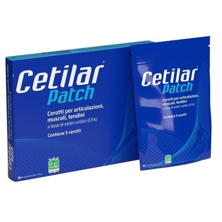 Cetilar Patch Cerotto al mentolo per dolore muscolare 5 pezzi Cetilar Patch Cerotto al mentolo per dolore muscolare 5 pezzi
