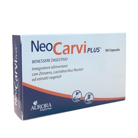 Aurora Biofarma NeoCarvi Plus Integratore per Benessere Intestinale 30 capsule Aurora Biofarma NeoCarvi Plus Integratore per Benessere Intestinale 30 capsule