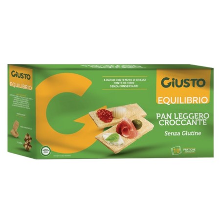 Giusto Equilibrio Pan Leggero Croccante Senza Glutine 10 monoporzioni Giusto Equilibrio Pan Leggero Croccante Senza Glutine 10 monoporzioni