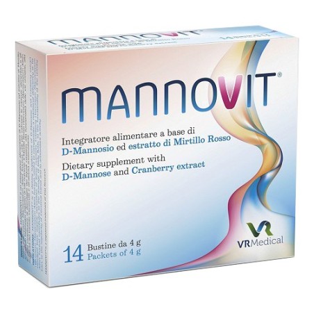 Vr Medical Mannovit integratore per vie urinarie 14 bustine Vr Medical Mannovit integratore per vie urinarie 14 bustine