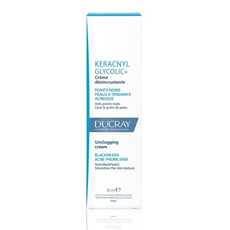 Ducray Keracnyl Glycolic+ Crema purificante per punti neri 30 ml Ducray Keracnyl Glycolic+ Crema purificante per punti neri 30 ml
