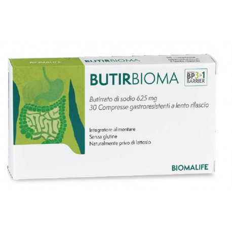 Biomalife Butirbioma integratore per disturbi intestinali 30 compresse