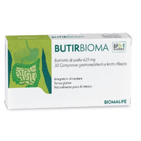 Biomalife Butirbioma Integratore per Disturbi Intestinali 30 compresse