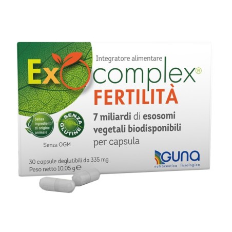 Guna Exocomplex Fertilità integratore per il benessere riproduttivo 30 capsule Guna Exocomplex Fertilità integratore per il benessere riproduttivo 30 capsule