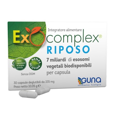 Guna Exocomplex Riposo integratore ad azione antiossidante 30 capsule Guna Exocomplex Riposo integratore ad azione antiossidante 30 capsule