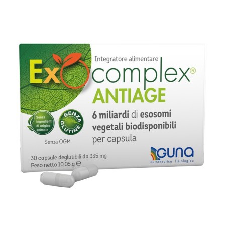 Guna Exocomplex Antiage integratore antiossidante 30 capsule Guna Exocomplex Antiage integratore antiossidante 30 capsule