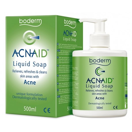 Acnaid Sapone Liquido Rinfrescante ed Emolliente per Pelle Acneica 500ml