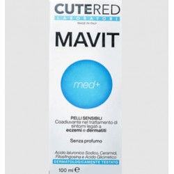 Cutered Mavit crema per pelli sensibili eczemi e dermatiti senza profumo 100 ml