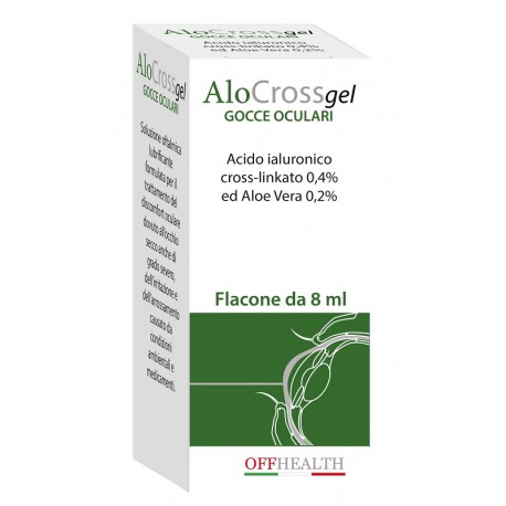 Offhealth Alocrossgel Soluzione Oftalmica per occhio secco e irritato 8 ml