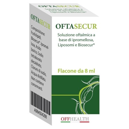 Oftasecur Soluzione Oftalmica Lubrificante e Lenitiva 8ml Oftasecur Soluzione Oftalmica Lubrificante e Lenitiva 8ml