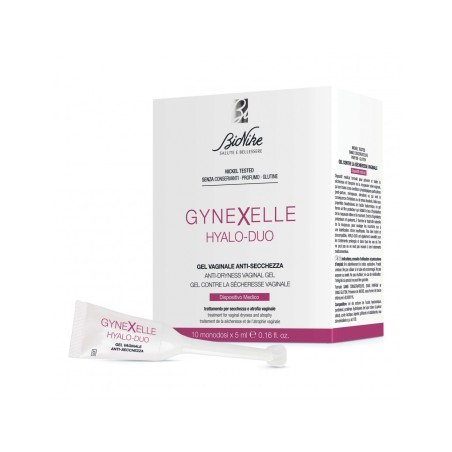 Bionike Gynexelle Hyalo-Duo Gel vaginale anti-secchezza 10 monodose da 5ml Bionike Gynexelle Hyalo-Duo Gel vaginale anti-secchezza 10 monodose da 5ml