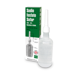 Sodio Fosfato Sofar 16%/6% soluzione rettale flacone da 120 ml