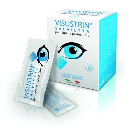 Pietrasanta Pharma Visustrin Salvietta Oculare confezione da 20 salviette Pietrasanta Pharma Visustrin Salvietta Oculare confezione da 20 salviette