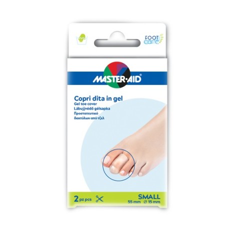 Master-Aid Copri dita in gel per unghie livide giradito calli 2 pezzi taglia small Master-Aid Copri dita in gel per unghie livide giradito calli 2 pezzi taglia small