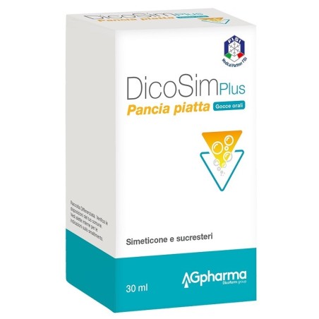 Ag Pharma Dicosim Plus Pancia Piatta integratore per la digestione 30 ml Ag Pharma Dicosim Plus Pancia Piatta integratore per la digestione 30 ml