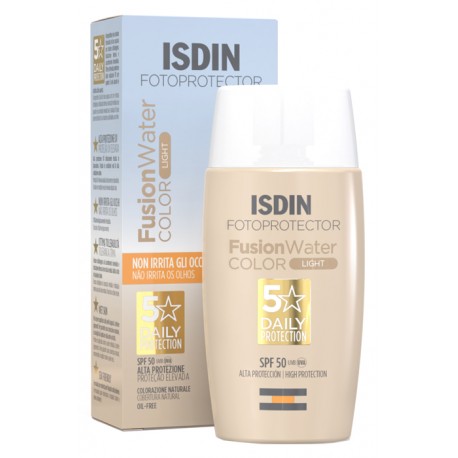 Isdin Fusion Water Color Light protezione solare colorata SPF50 50 ml