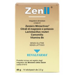 Revalfarma Zenil integratore per digestione e funzione intestinale 14 bustine
