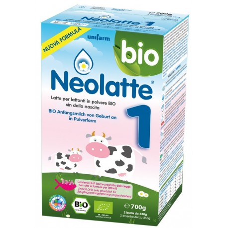 Neolatte 1 Bio - Latte in Polvere per Lattanti 2 Buste da 350 g