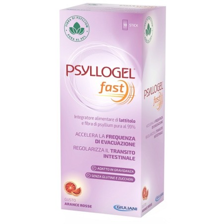 Psyllogel Fast 10 Stick - Integratore per il transito intestinale Psyllogel Fast 10 Stick - Integratore per il transito intestinale
