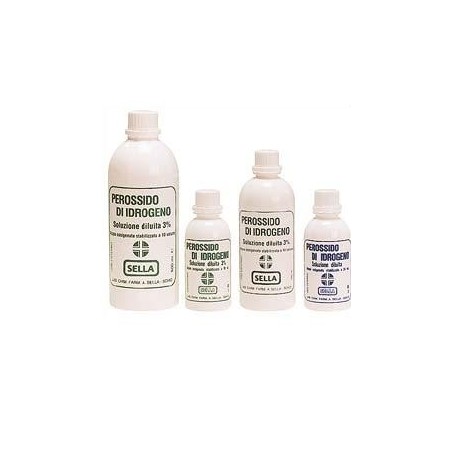 Acqua ossigenata 10 volumi - disinfettante per pelle e superfici 200 ml Acqua ossigenata 10 volumi - disinfettante per pelle e superfici 200 ml