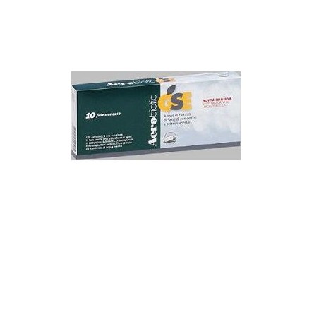 GSE Aerobiotic Junior 10 Flaconcini - Soluzione per Aerosol per Bambini GSE Aerobiotic Junior 10 Flaconcini - Soluzione per Aerosol per Bambini