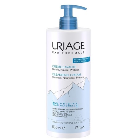 Uriage Crema lavante delicata per viso corpo e capelli 500 ml Uriage Crema lavante delicata per viso corpo e capelli 500 ml