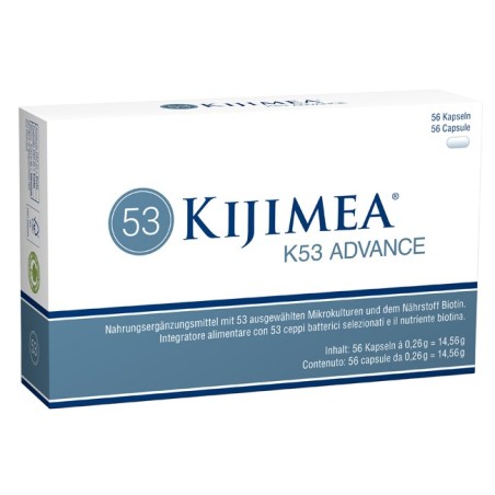 Kijimea K53 Advance Integratore Probiotico per il Microbiota Intestinale 56 capsule Kijimea K53 Advance Integratore Probiotico per il Microbiota Intestinale 56 capsule