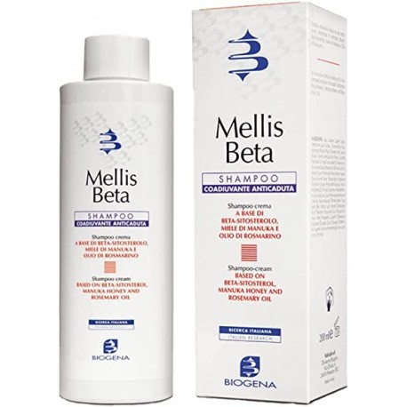 Mellis Beta Shampoo-Crema per alopecia androgenetica 200 ml