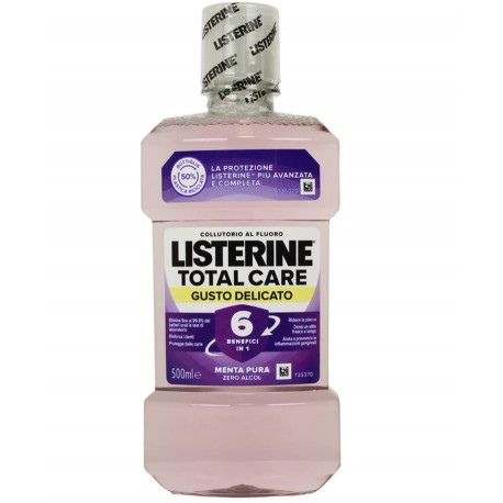 Listerine Total Care Gusto Delicato Collutorio al Fluoro 500ml