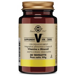 Solgar Supplement Vm 2000 30 Tavolette-Integratore vitamine e minerali