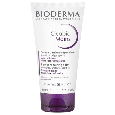Bioderma Cicabio Mains balsamo barriera riparatore per mani secche e danneggiate 50 ml Bioderma Cicabio Mains balsamo barriera riparatore per mani secche e danneggiate 50 ml