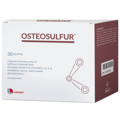 Uriach Osteosulfur integratore antiossidante per benessere dello scheletro 30 bustine