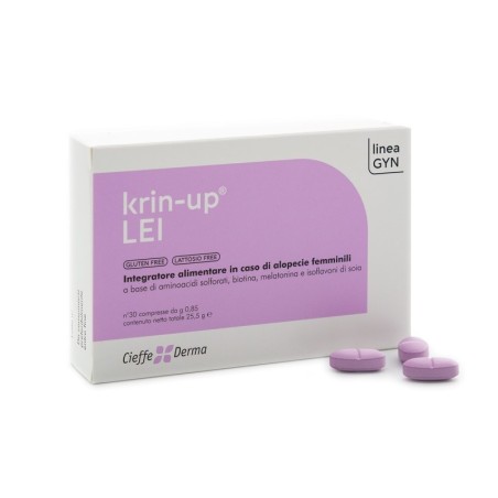 Cieffe Derma Krin-up LEI Integratore per Caduta Capelli nella Donna 30 compresse Cieffe Derma Krin-up LEI Integratore per Caduta Capelli nella Donna 30 compresse