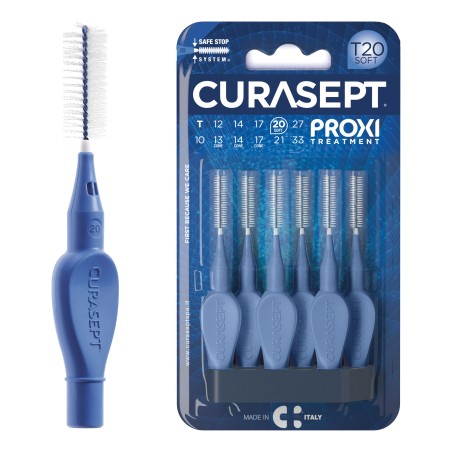 Curasept Proxi Scovolino T20 ISO 6 Soft per Spazi Dentali Ampi 6 pezzi Curasept Proxi Scovolino T20 ISO 6 Soft per Spazi Dentali Ampi 6 pezzi