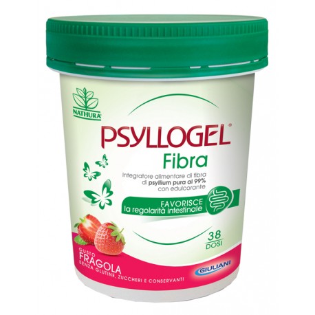 Psyllogel Fibra Gusto Fragola Vaso 170 g - Integratore per la stitichezza