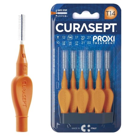 Curasept Proxi Scovolino T14 ISO 4 igiene degli spazi tra i denti 6 pezzi Curasept Proxi Scovolino T14 ISO 4 igiene degli spazi tra i denti 6 pezzi