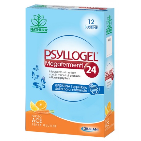 Psyllogel Megafermenti 24 Gusto ACE 12 Bustine - Fermenti Lattici Vivi