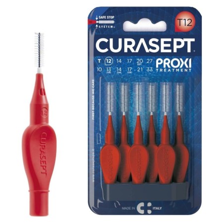 Curasept Proxi Scovolino T12 ISO 3 per una perfetta igiene orale 6 pezzi Curasept Proxi Scovolino T12 ISO 3 per una perfetta igiene orale 6 pezzi