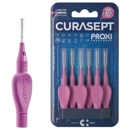 Curasept Proxi T10 Fuxia scovolini per una igiene orale più accurata 6 pezzi Curasept Proxi T10 Fuxia scovolini per una igiene orale più accurata 6 pezzi