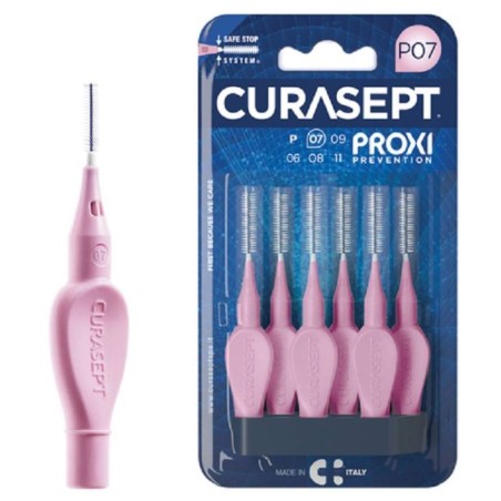 Curasept Proxi Scovolino Prevention P07 ISO 1 per Spazi Stretti e Gengive Sane 6 pezzi Curasept Proxi Scovolino Prevention P07 ISO 1 per Spazi Stretti e Gengive Sane 6 pezzi