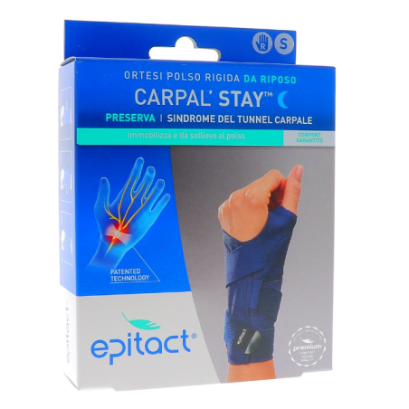 Epitact Carpal Stay Ortesi Polso Rigida da Riposo - Destro Taglia S Epitact Carpal Stay Ortesi Polso Rigida da Riposo - Destro Taglia S