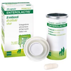 Enterolactis Integratore di Fermenti Lattici Vivi - 20 Capsule