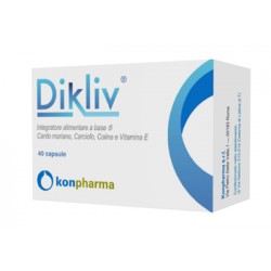 Konpharma Dikliv integratore per il benessere della funzionalità epatica 40 capsule