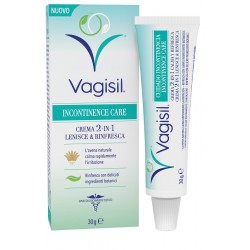 Vagisil Incontinence Care Crema 2 in 1 lenitiva rinfrescante per irritazioni intime 30 g