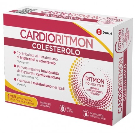 Cardioritmon Colesterolo Integratore per il Benessere Cardiaco 30 capsule