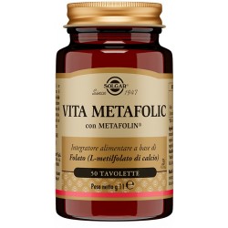 Solgar Vita Metafolic integratore di acido folico 50 tavolette