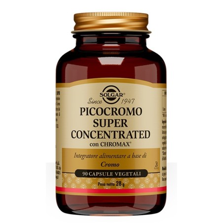 Solgar Picocromo Super Concentrato - Integratore per il controllo della glicemia 90 tavolette Solgar Picocromo Super Concentrato - Integratore per il controllo della glicemia 90 tavolette
