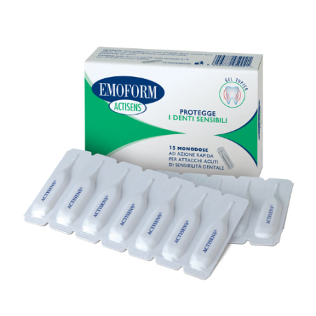 Emoform Actisens Gel-Protegge i Denti Sensibili 15 Fiale Emoform Actisens Gel-Protegge i Denti Sensibili 15 Fiale
